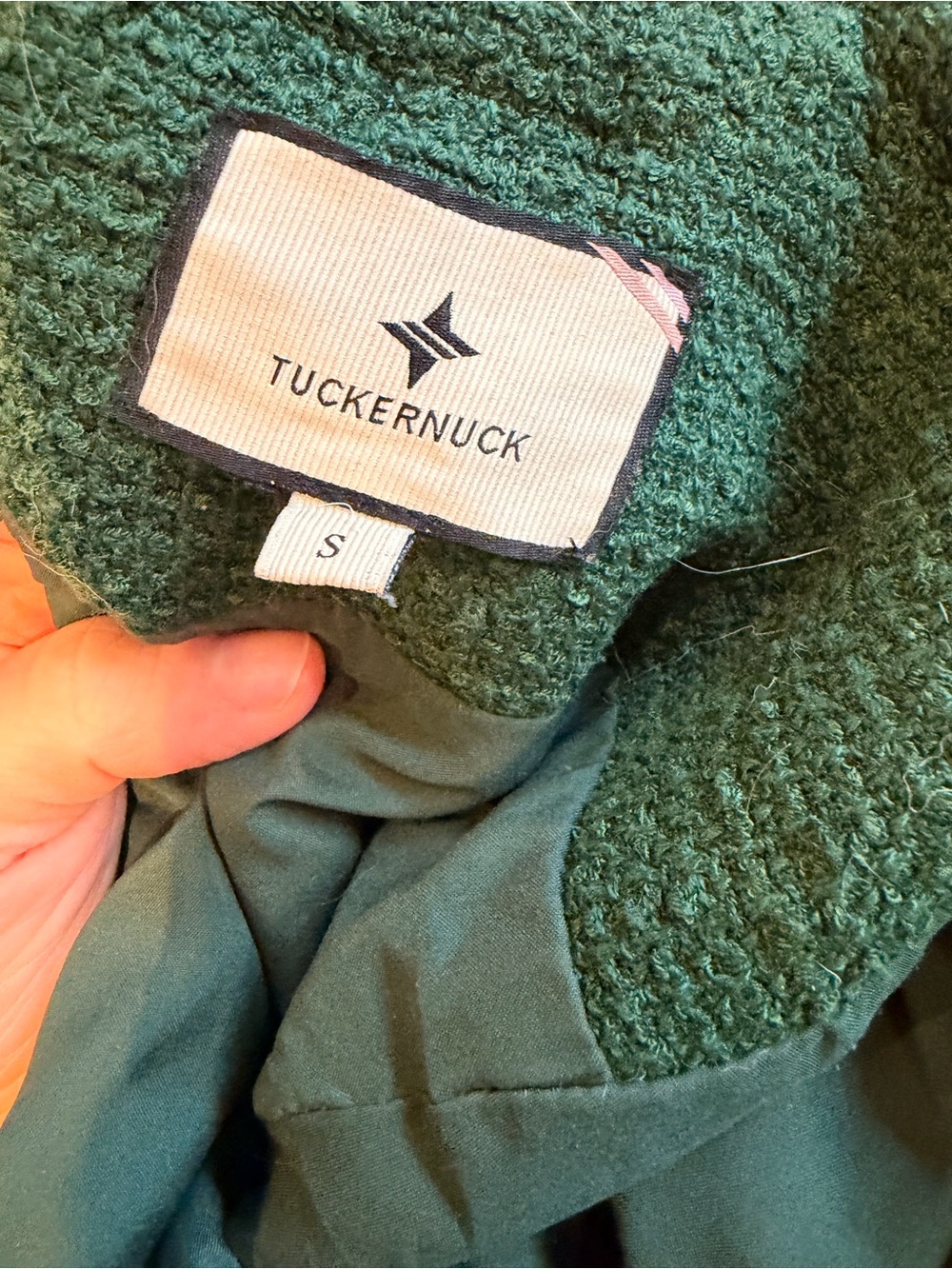 Poshmark Jackie Dress Tweed Emerald Green - Picture 3 of 3